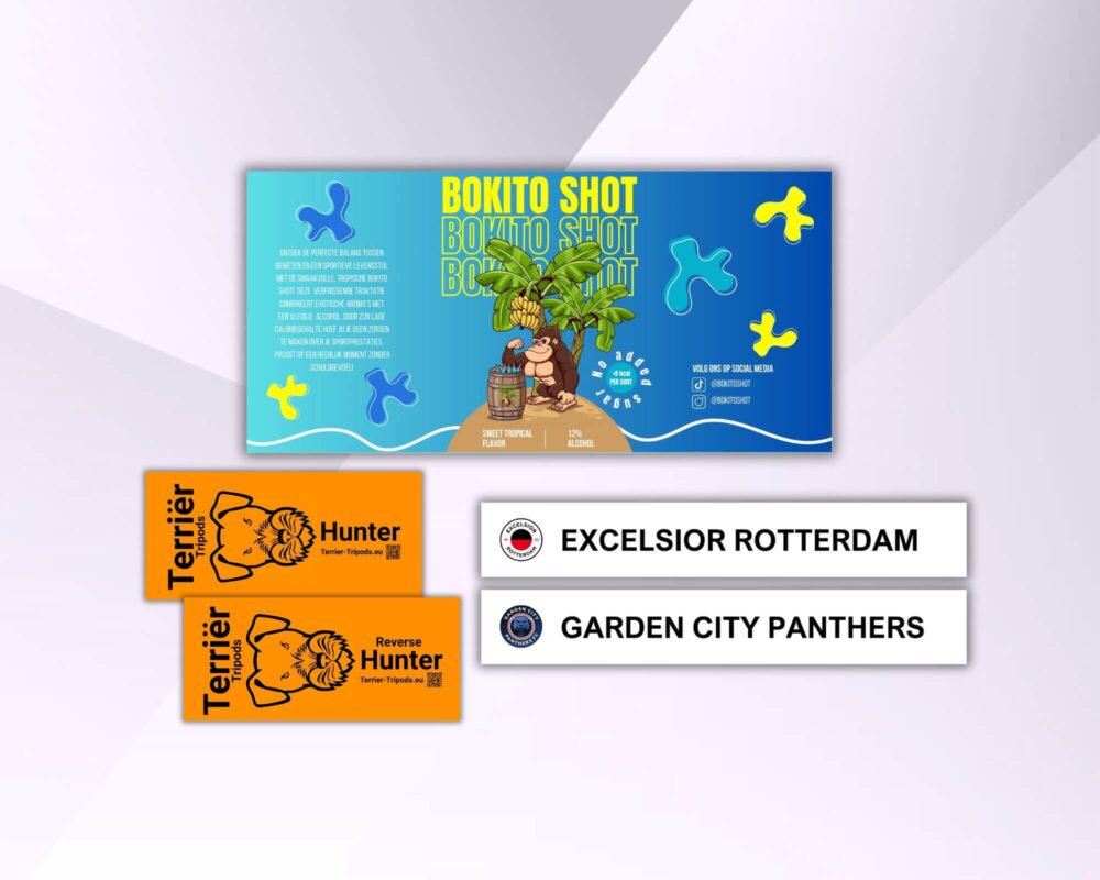 Vinylstickers die tegen een stootje kunnen – voor binnen én buiten!