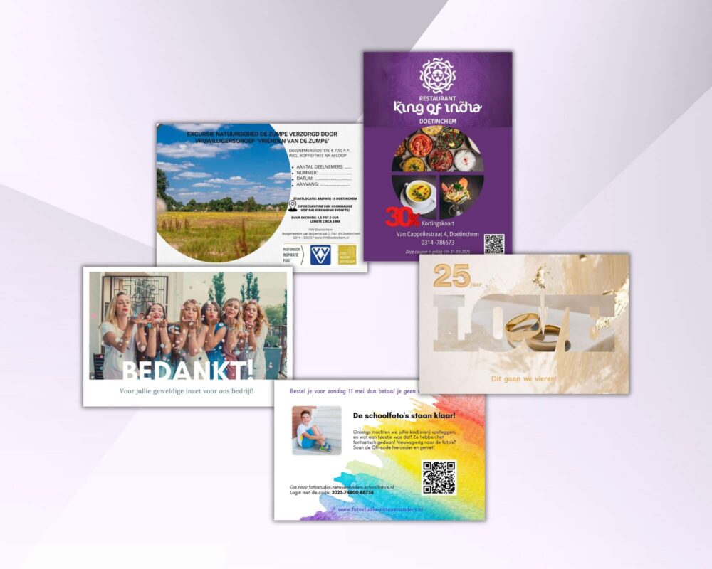 A6 Kaarten – klein formaat, eindeloos veel mogelijkheden!